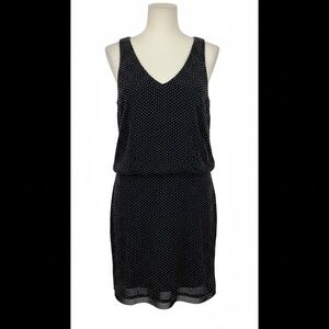 Fully Beaded Navy Party Dress